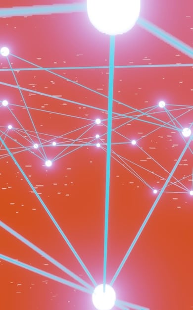 A digital rendering showing a network of interconnected nodes representing global cyber threats, with lines of data flowing between them, symbolizing the interconnectedness of modern security challenges highlighted in the DIA report.