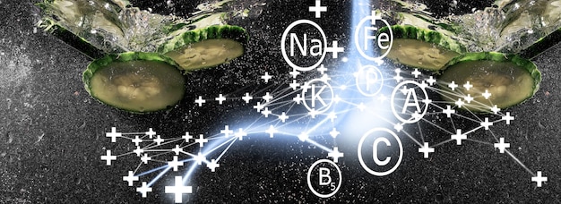 A schematic diagram showing how nanosensors detect chemical or biological agents on a battlefield, highlighting their increased sensitivity and real-time response.