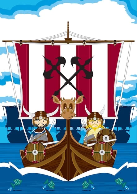 A detailed illustration of a Carthaginian quinquereme ship engaging in naval combat. The image should highlight the ship's design, including its multiple rows of oars, ramming prow, and fighting platforms.
