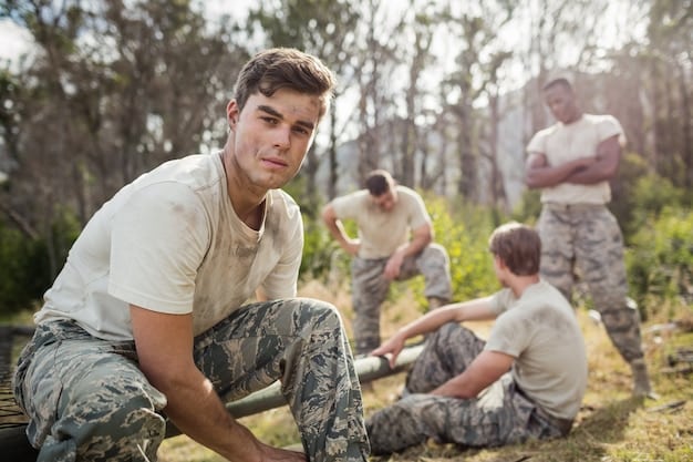 A military chaplain participating in a training exercise that simulates a combat environment. The chaplain is wearing appropriate protective gear and is shown providing support to a group of soldiers who are responding to a simulated attack. The scene conveys the chaplain's active involvement in the soldiers' training and their readiness to provide support in challenging situations.