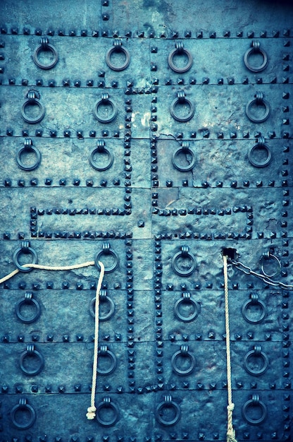 A close-up of a World War II-era code-breaking machine on display at a military museum. The focus is on the intricate details of the machine and the historical significance it represents.