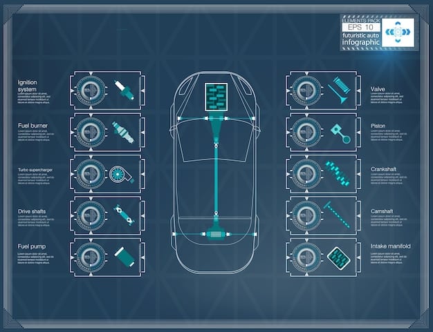 A schematic diagram illustrating the internal components of a modern, lightweight night vision goggle, emphasizing compact design and advanced sensor integration.