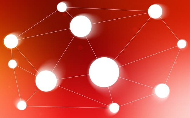 A schematic diagram illustrating a complex network with multiple interconnected nodes, some highlighted in red to signify a disruption, and green lines showing dynamic rerouting pathways managed by an AI.