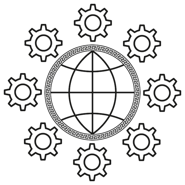 A symbolic image showing interlocking gears or shield symbols, representing the collaborative efforts of government, industry, and oversight bodies in maintaining ethical standards.