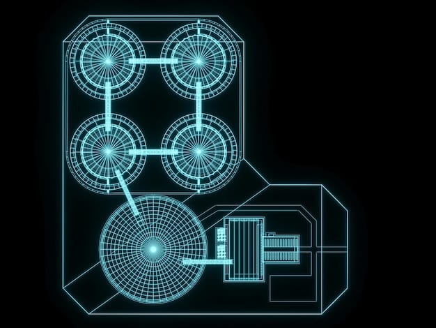 A detailed, 3D-printed metal component, possibly for an aircraft or armored vehicle, placed next to a schematic blueprint in a secure defense engineering workshop.