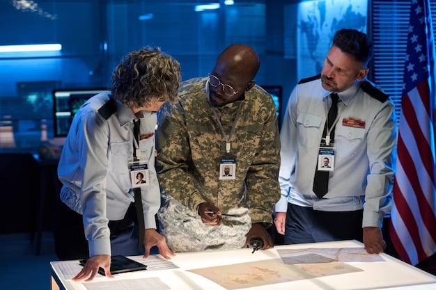 A group of diverse young military recruits in flight suits receiving instructions from an officer, conveying motivation and dedication to training.