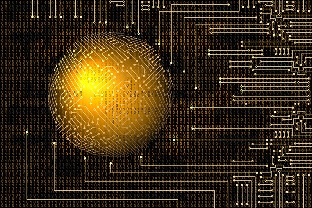 A detailed, abstract rendering of interconnected circuit boards forming a globe, symbolizing global supply chains and technological reliance. The image uses blue and green hues to convey a sense of innovation and strategic complexity in the context of semiconductors.