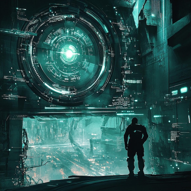 A concept art image showing soldiers in a futuristic command center using holographic displays to monitor quantum-encrypted communication channels. Secure data streams are visible in the holograms, protected by quantum keys, which underscores The Future of Military Communication: Exploring the Potential of Quantum Encryption Technologies.