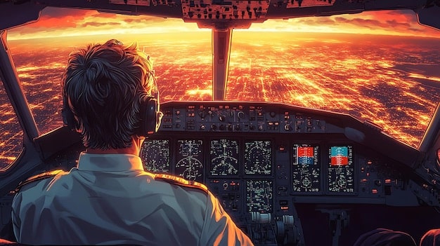 A split screen showing a pilot in the cockpit of a military aircraft on one side, and a cybersecurity analyst working at a computer with multiple screens displaying code and network diagrams on the other. It symbolizes the joint effort needed for analyzing cybersecurity vulnerabilities in modern military aircraft systems. Analyzing the Cybersecurity Vulnerabilities of Modern Military Aircraft Systems requires a joint effort between the cyber experts and the pilots who use the aircraft daily