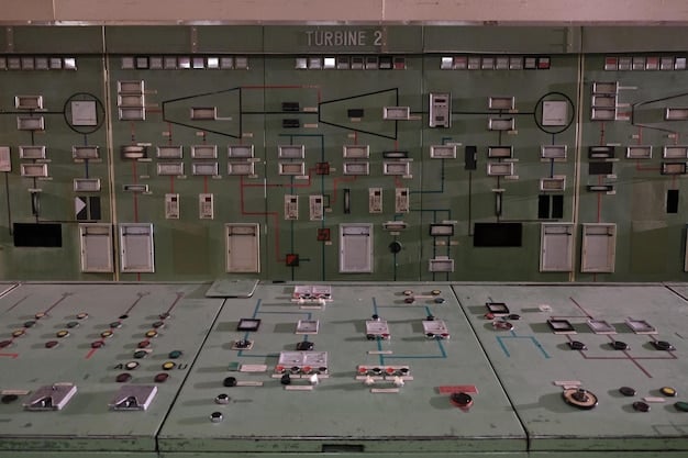 A detailed illustration of a military communications facility reinforced with EMP-resistant materials and shielding. The image should show layers of protection, including Faraday cages, shielded cables, surge arresters, and backup power systems, emphasizing the robustness of the military infrastructure.