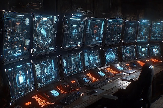 A close-up image of a high-tech control panel inside a defense contractor HQ, showing multiple screens displaying real-time data analysis, strategic plans, and global security alerts. The screens highlight the intensive data handling and strategic thinking involved in Defense Contractor Mergers & Acquisitions: What's Driving the Current Wave in the US?.