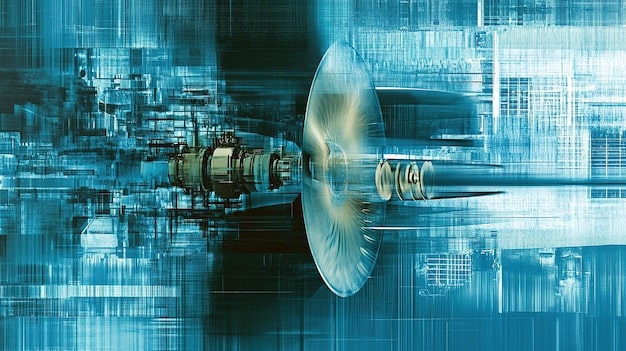 A detailed view of a national security satellite's sensor array, highlighting the advanced technology used for surveillance and data collection. The satellite is positioned against a star-filled backdrop.